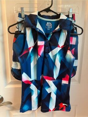 Women’s Slazenger Sleeveless Golf Polo & Skort Set